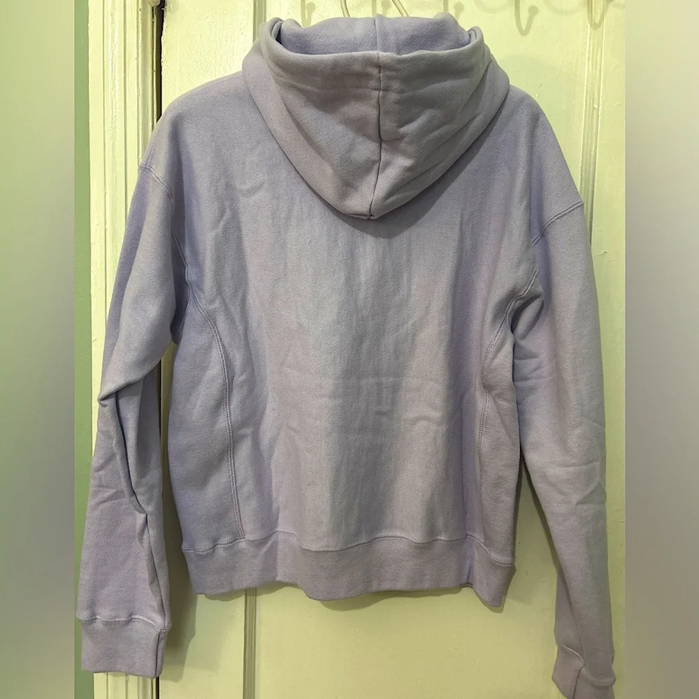 NWT Champion women’s hoodie pull-over sweater heavy cotton pale lilac Sz S